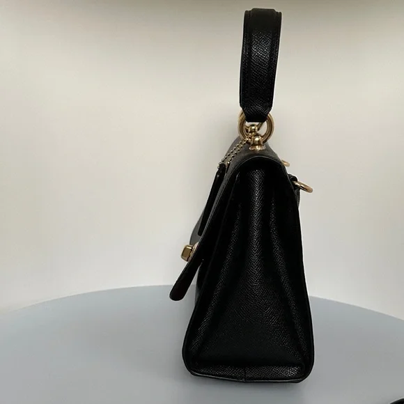 Coach leather Black Crossbody Bag